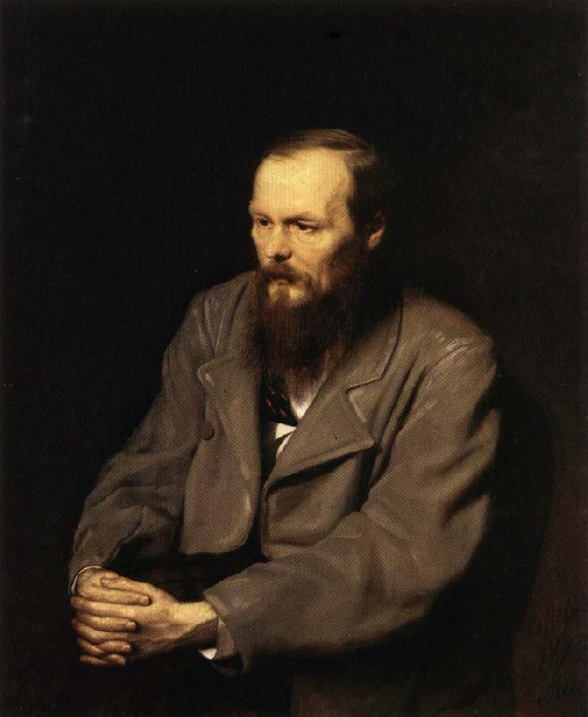 Perov, Vasily Portrait of Fyodor Dostoevsky oil painting image